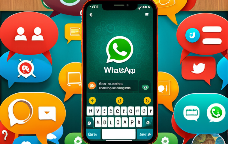 **
Prompt: A vibrant illustration showcasing various messaging apps (WhatsApp, Messenger, Telegram) on a smartphone screen. Bengali text bubbles indicate conversations. Focus on conveying connectivity and ease of communication. Consider warm, inviting colors.
**