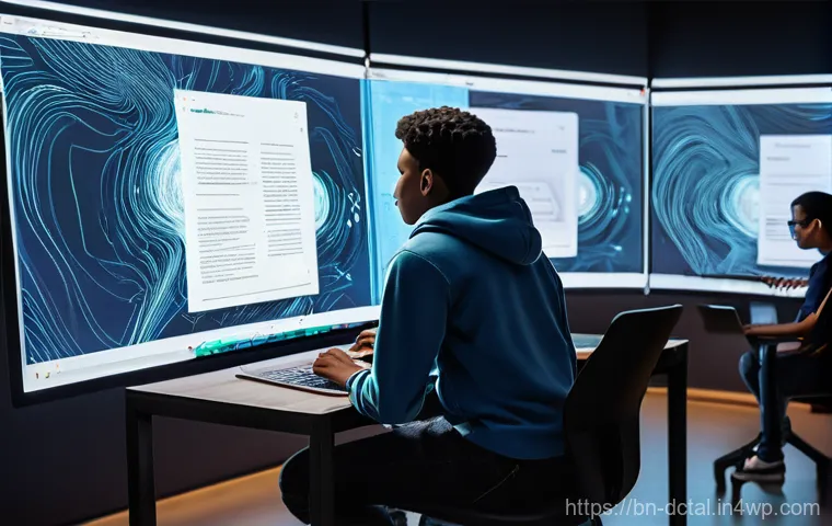 포스트 디지털 세대의 장점과 도전 - **"Innovation Hub: Learning & Creation in the Digital Age"**
    A vibrant, dynamic illustration dep...