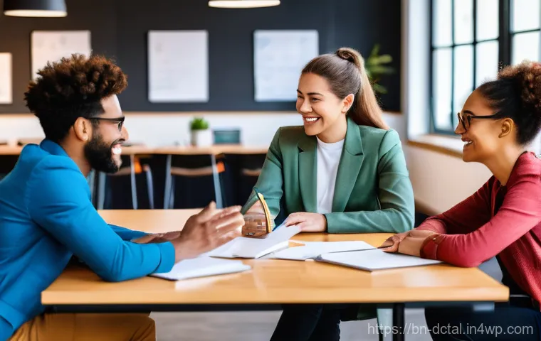 포스트 디지털 시대의 자기 개발 방법 - A professional-looking individual, in their late 20s or early 30s, is at a minimalist and high-tech ...