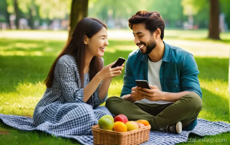 사회적 연결을 위한 포스트 디지털 라이프스타일 - **Prompt:** A family of four (parents, a teenage son, and a pre-teen daughter), dressed in modest, c...