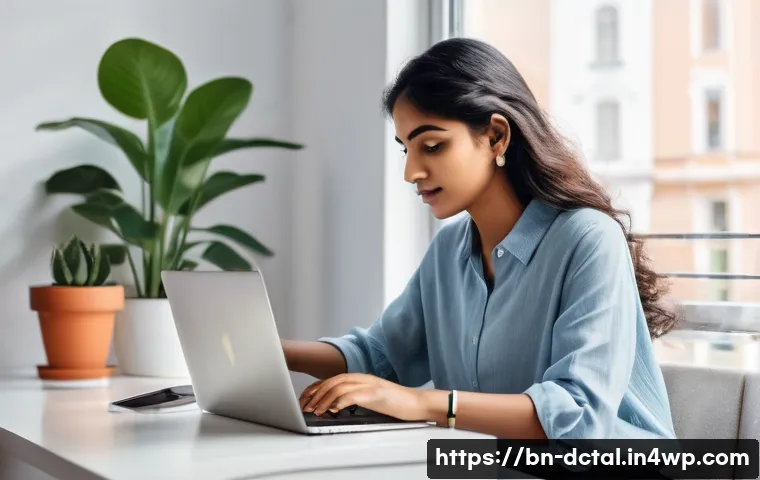 포스트 디지털 라이프스타일의 경제적 영향 - **Prompt 1: The Modern Freelancer's Haven**
A bright, well-lit image of a young Bengali woman (e...